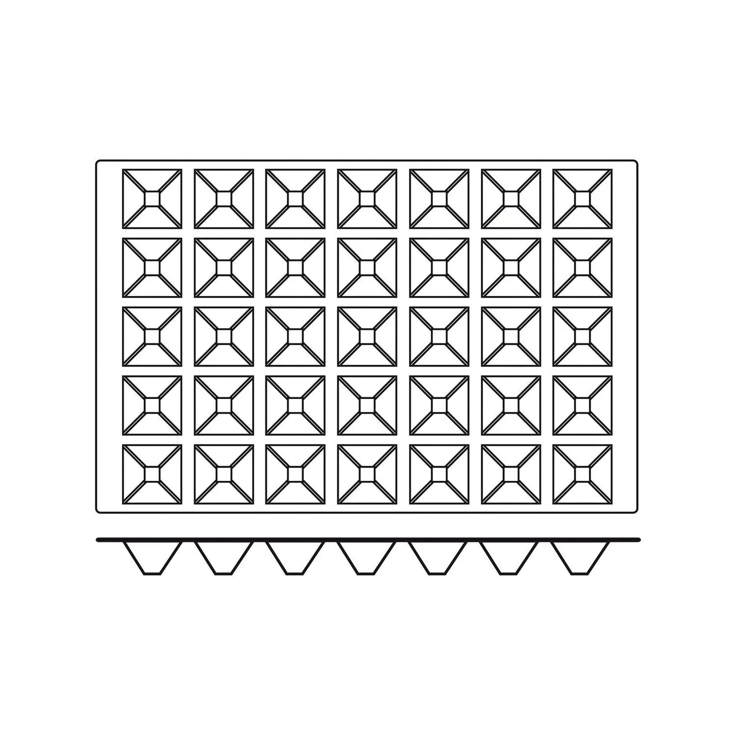 SILIKOMART Silicon Pyramids Mould SQ010