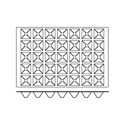 SILIKOMART Silicon Pyramids Mould SQ010