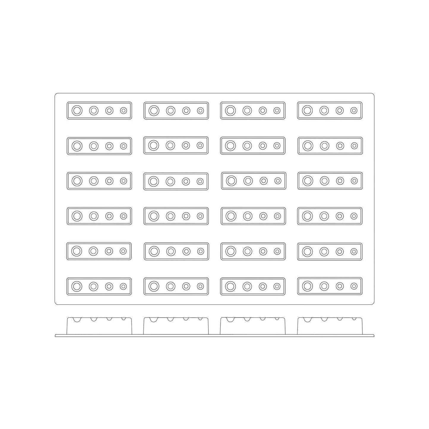 SILIKOMART Mould POIS SQ023
