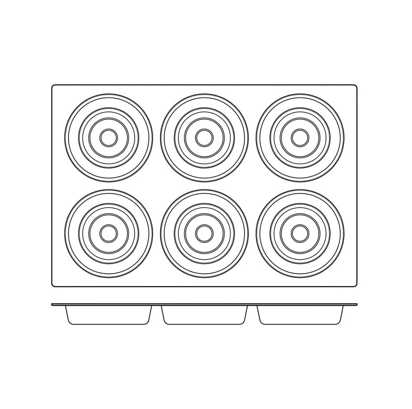 SILIKOMART Silicon mould Tart SQ031