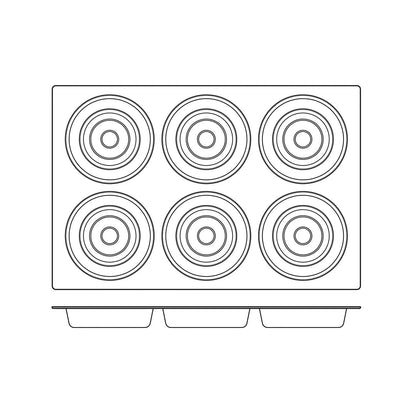 SILIKOMART Silicon mould Tart SQ031