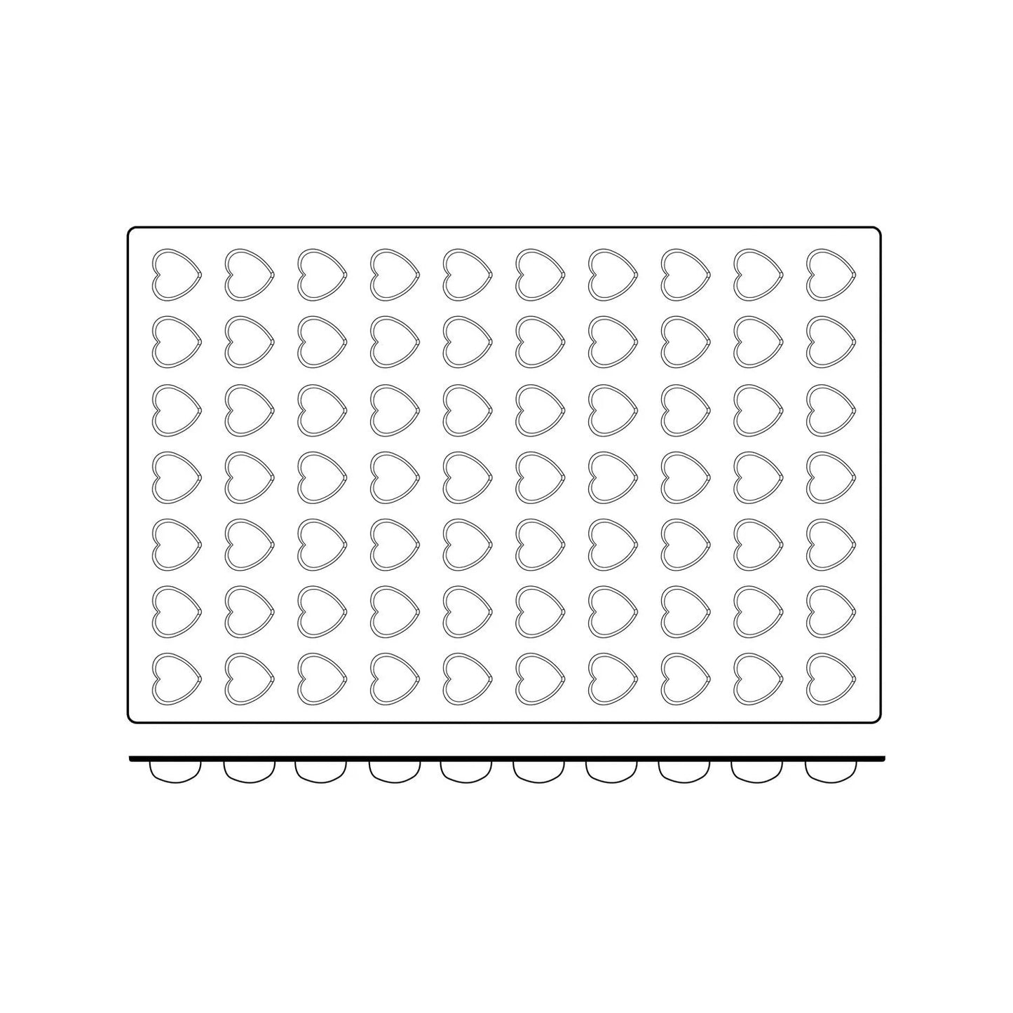 SILIKOMART Silicon mould Mini Cuori SQ032