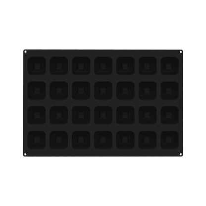 SILIKOMART Silicon mould Square Savarin SQ090