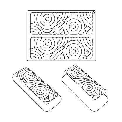 PAVONI Top Silicon Mould Circle 90ml TOP04S