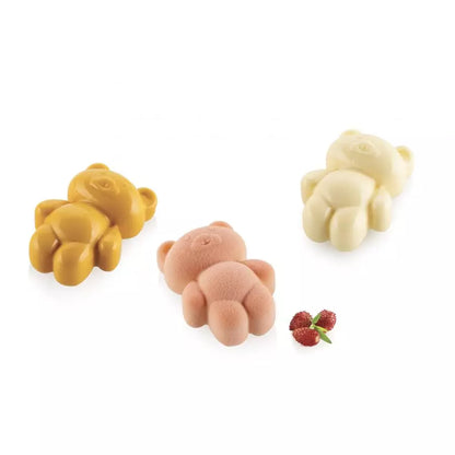 " SILIKOMART Professional Valentine Cake Moulds - TEDDY BEAR XS"