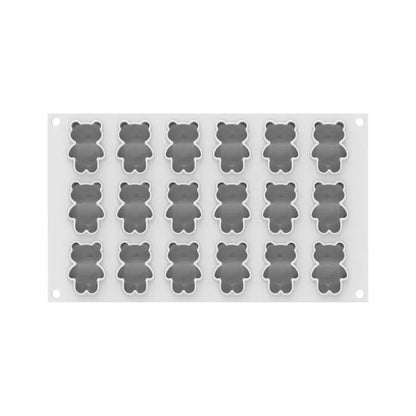 " SILIKOMART Professional Valentine Cake Moulds - TEDDY BEAR XS"