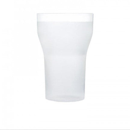 DW PC Round Small Glass-Frosty/Clear 200 ml