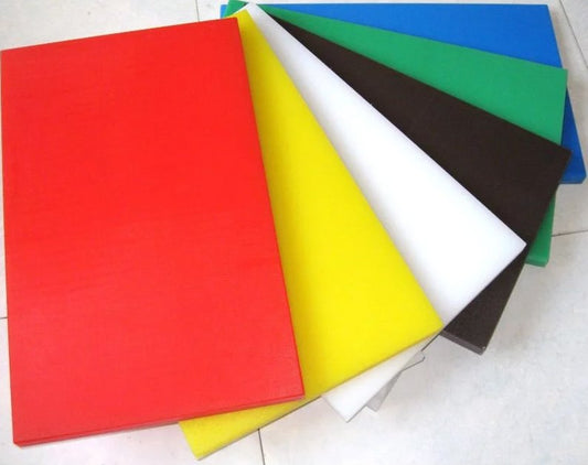 DINER WARES Chopping Board PP 12 x 18 x 0.8" - Red, Blue, Green, Yellow, White, Brown