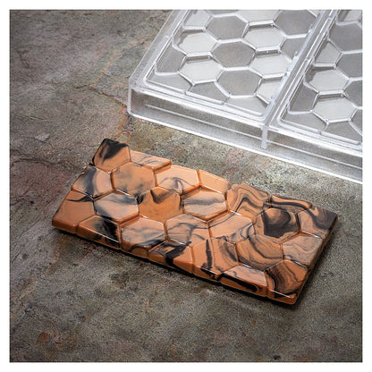 PAVONI Choco Bar Mould Pave 3 Indents 100g PC5006