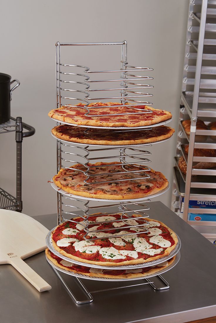 DINER WARES Pizza Tray Rack SS