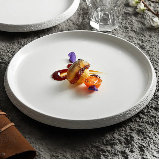 ROKA White Matt Edge Plate