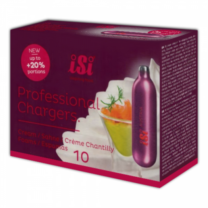 iSi Professional Cream Chargers Pure N2O 8.54 gms [10 nos]