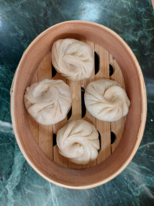 DINER WARES Dim Sum Basket Bamboo Oval 6"