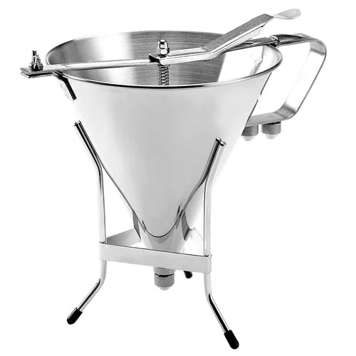 DINER WARES SS Piston Funnel Strainer With Stand 20 cm dia.