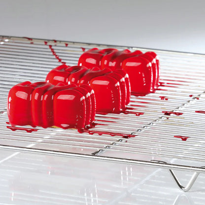 Pavoni Glazing Grid 600 × 400 mm – Professional Pastry Cooling & Glazing Rack