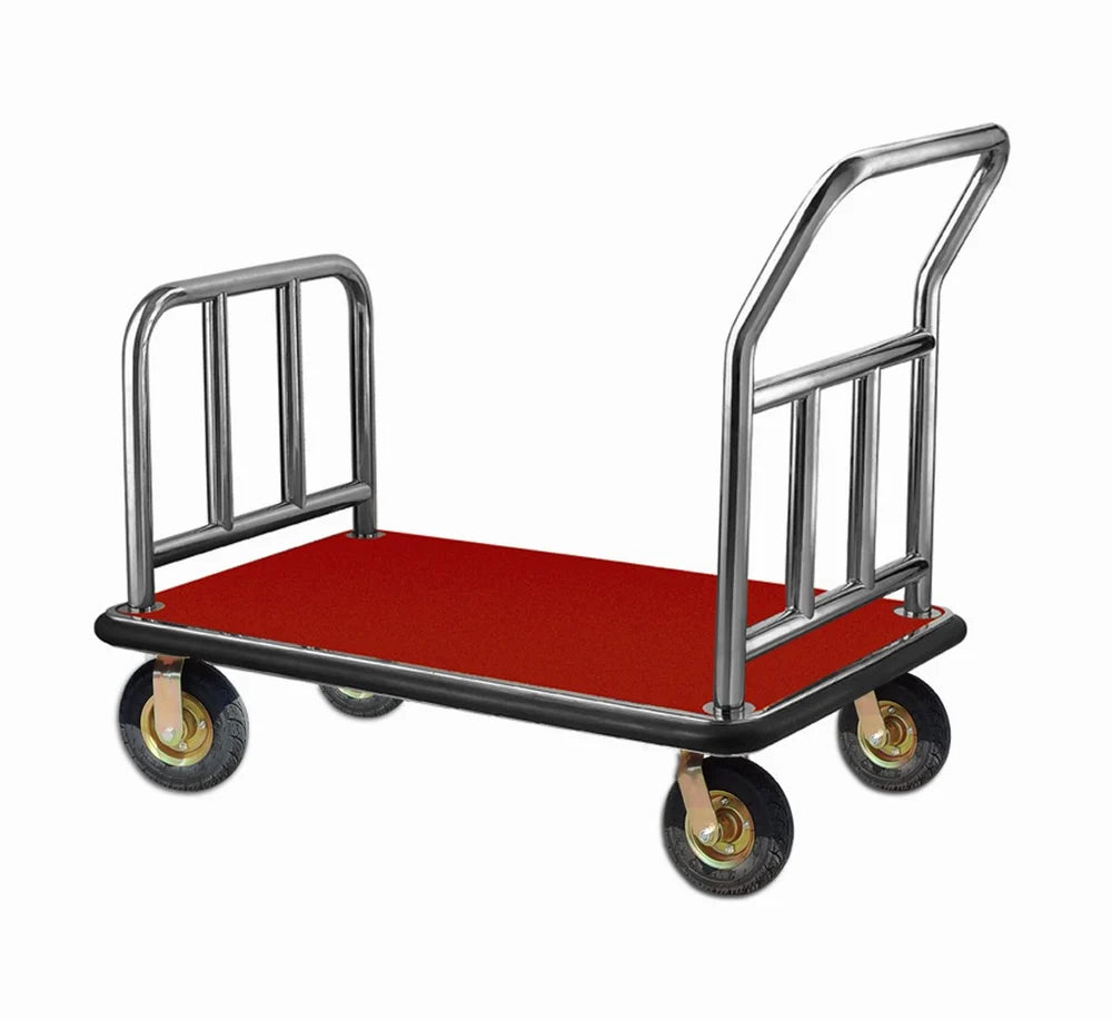 DINER WARES Luggage cart, steel plated frame base
