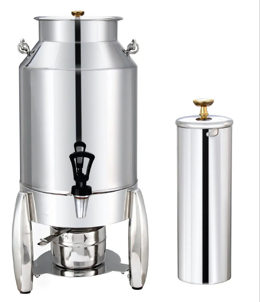 DINER WARES Hot & Cold Coffee Dispenser 5 ltr, With Fuel Stand & Ice Tube