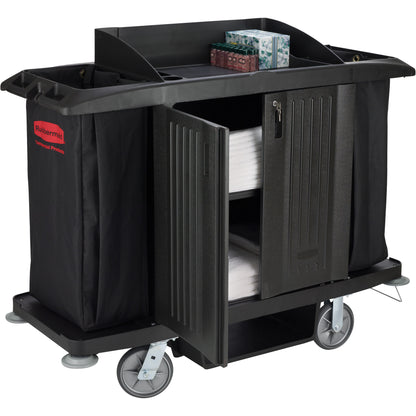 JIWINS Standard Housekeeping Cart With Lockable Door JW-HCD2