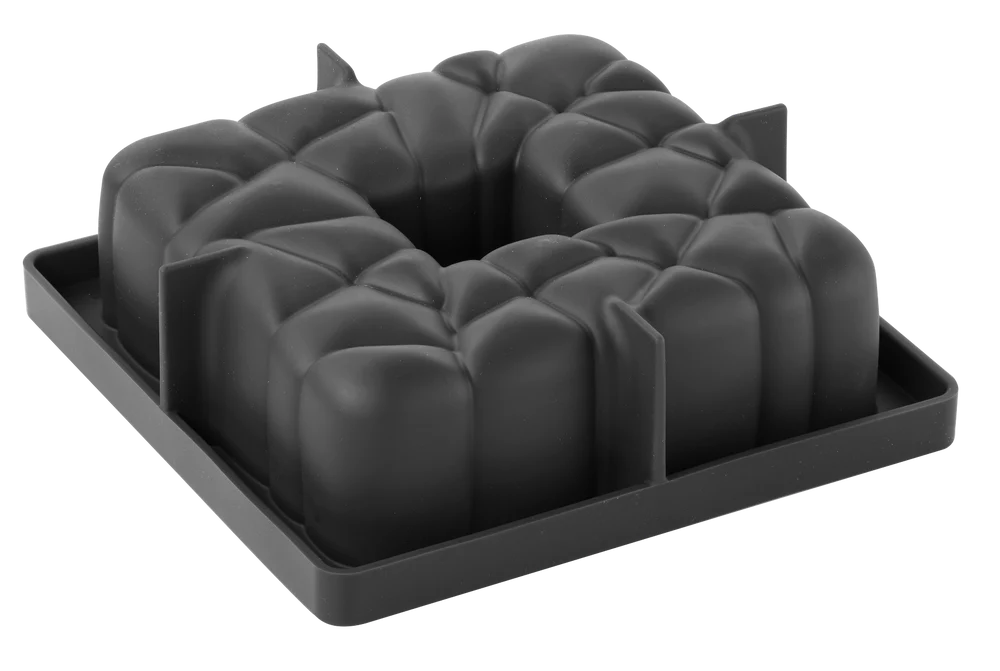 PAVONI 3D Pavocake Silicone Mould Square 1000ml KE037S