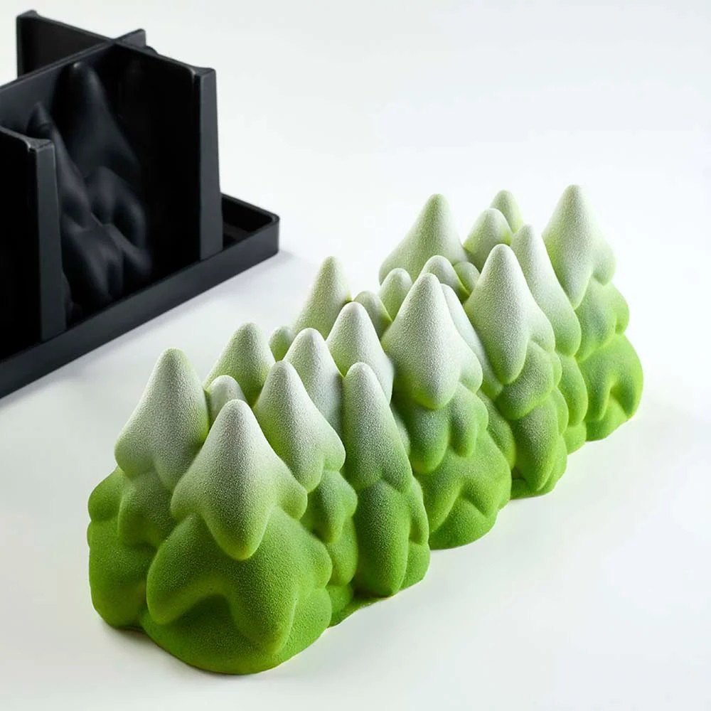 PAVONI 3D Pavocake Silicone Mould KE092S Snow Tree 1100ml KE092S