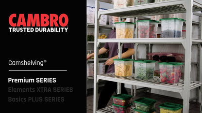 CAMBRO Cam Shelf Racks with 5 Shelves