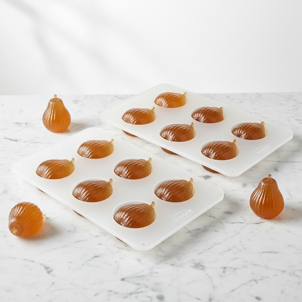 PAVONI Pear Jelly Moulds TG1021