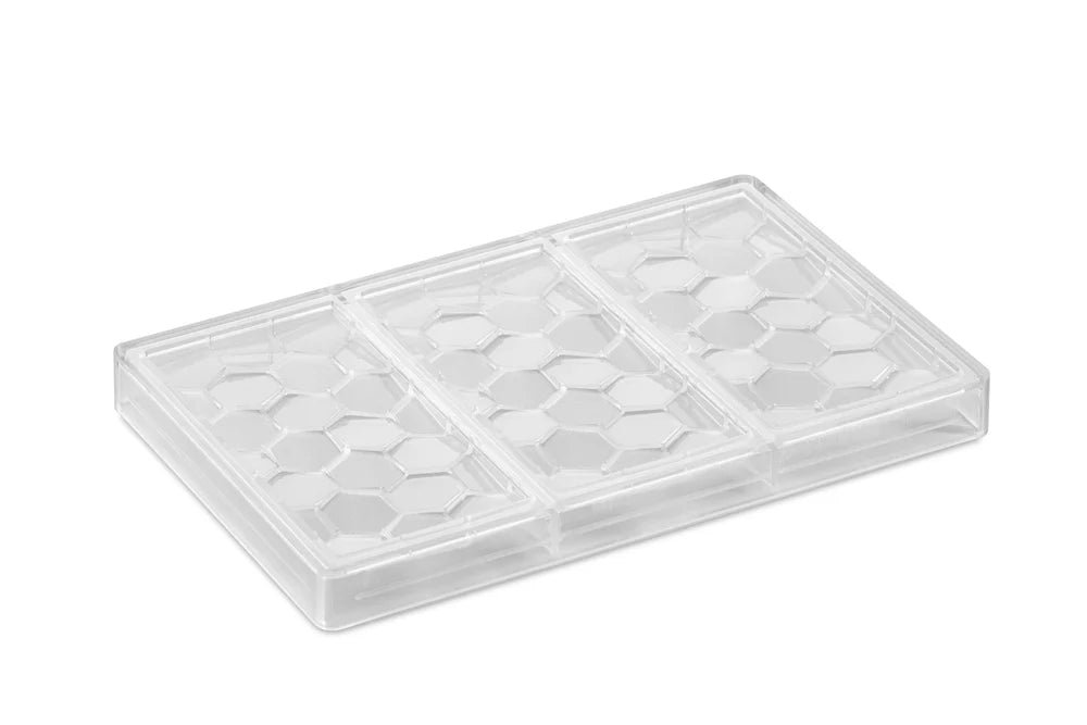 PAVONI Choco Bar Mould Pave 3 Indents 100g PC5006
