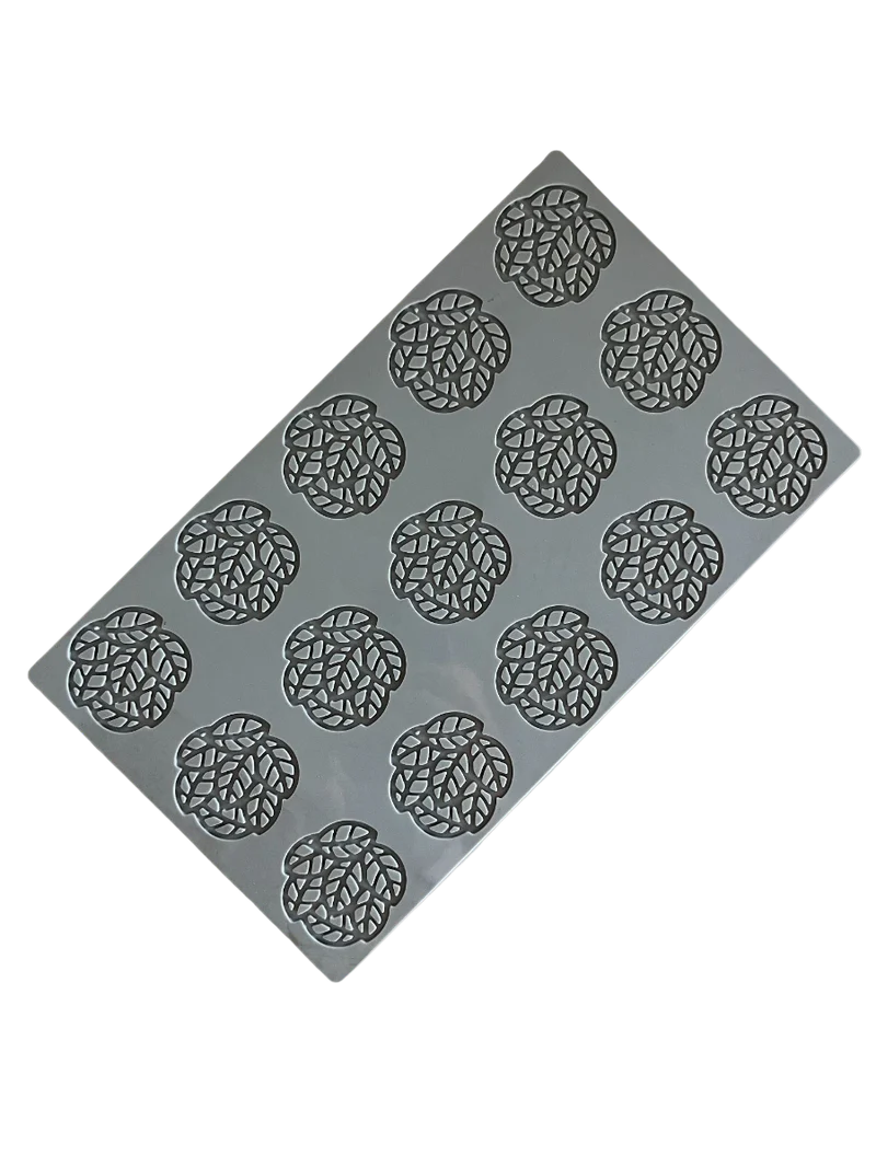 PAVONI 3D Pavodecor Silicone Mat 300 x 175 mm Leaves 2.1 PR002