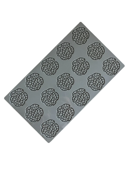 PAVONI 3D Pavodecor Silicone Mat 300 x 175 mm Leaves 2.1 PR002