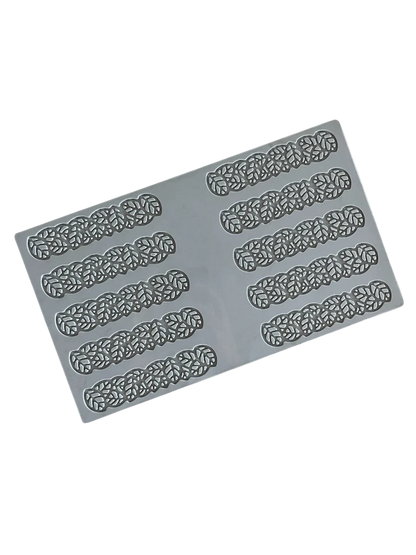 PAVONI 3D Pavodecor Silicone Mat 300 x 175mm Leaves 3.4 PR003
