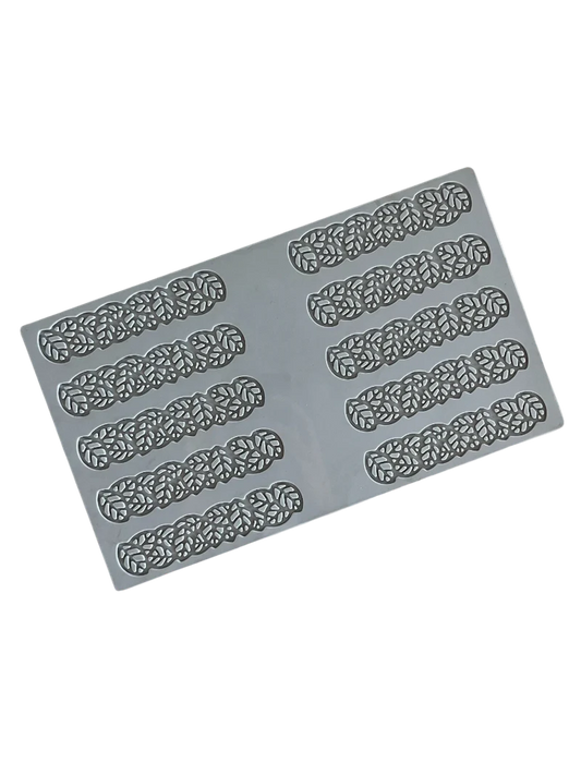 PAVONI 3D Pavodecor Silicone Mat 300 x 175mm Leaves 3.4 PR003