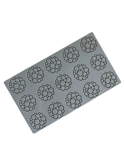 PAVONI 3D Pavodecor Slilcone Mat 300 x 175 mm Circles 1.5 PR005