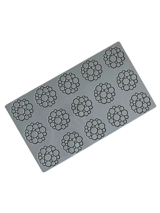 PAVONI 3D Pavodecor Slilcone Mat 300 x 175 mm Circles 1.5 PR005