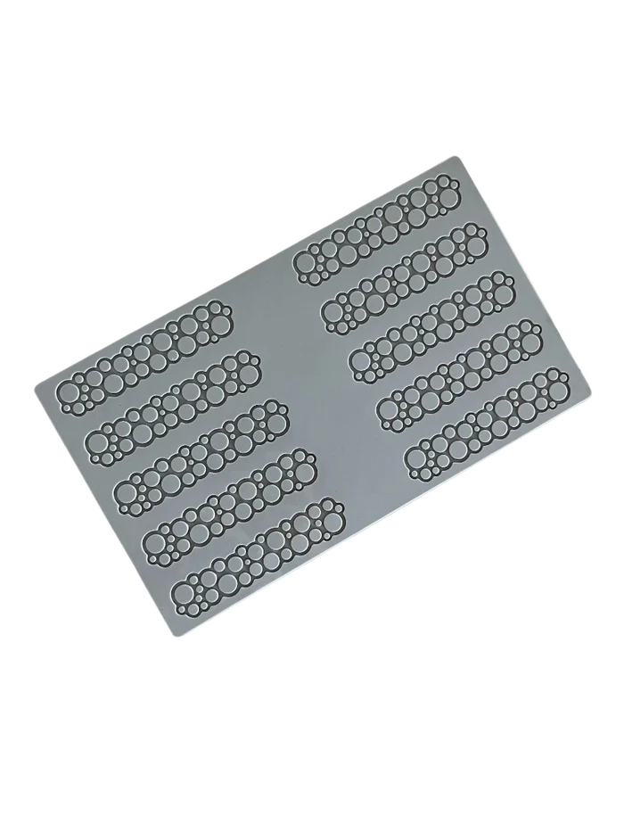 PAVONI 3D Pavodecor Silicone Mat 300 x 175 mm Circles 2.2 PR006