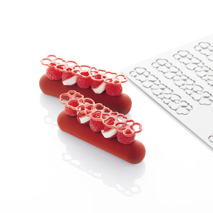 PAVONI 3D Pavodecor Silicone Mat 300 x 175 mm  Hearts 2.6 PR009