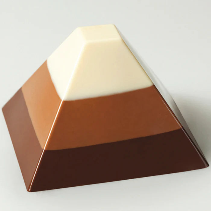 PAVONI 3D Pavoflex Silicone Mould  600 x 400 mm Piramid 80ml Px004