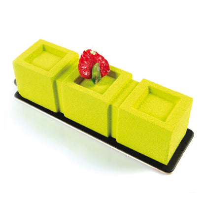 PAVONI 3D Pavoflex Silicone Mould 600 x 400 mm Trittico 115ml Px015