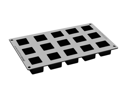 PAVONI Polycarbonate Moulds 300 × 175 mm Cube 40 ml Px3220S