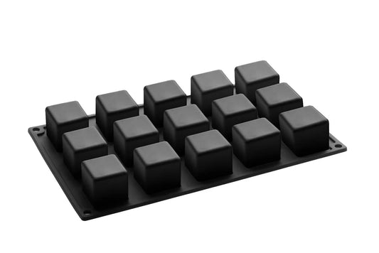 PAVONI Polycarbonate Moulds 300 × 175 mm Cube 40 ml Px3220S