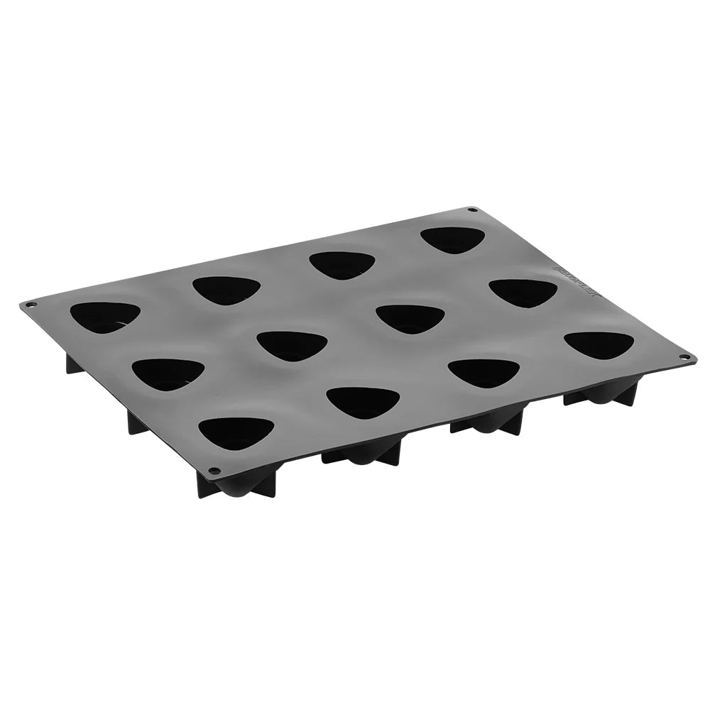 PAVONI 3D Pavoflex Silicone Mould  400 x 300 mm Natural 100 ml 12 Indents Px4303S