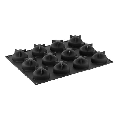 PAVONI 3D Pavoflex Silicone Mould  400 x 300 mm Natural 100 ml 12 Indents Px4303S