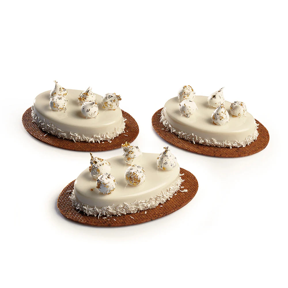 PAVONI 3D Pavoflex Silicone Mould  79 x 35 mm Oval Px4336S