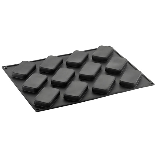 PAVONI 3D Pavoflex Silicone Mould 400 x 300 mm Rectangular 77 x 35 mm Px4337S