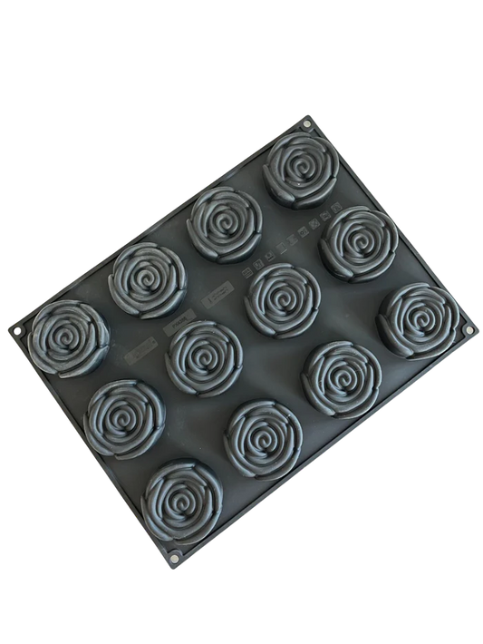 PAVONI 3D Pavoflex Silicone Mould  400 x 300 mm Rose 100ml Px4386S