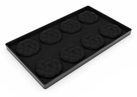 PAVONI Top Silicon Mould Mini Almond 28ml 8 Indents TOP22S