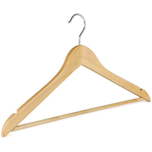 DINER WARES Wooden Coat Hanger Natural color