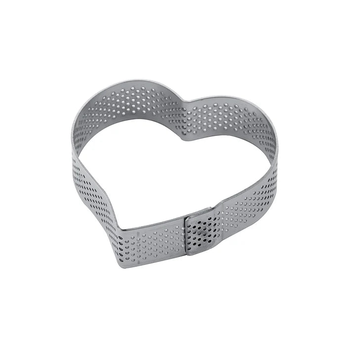 PAVONI Micro Perforated SS Heart Band XF14