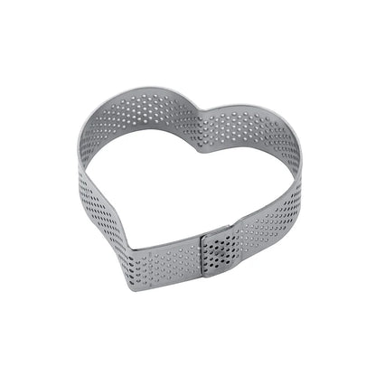 PAVONI Micro Perforated SS Heart Band XF14